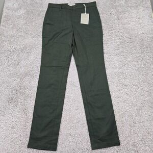 Everlane Pants Men 28×32 Green Chino Twill Slim Straight Office Minimal‎